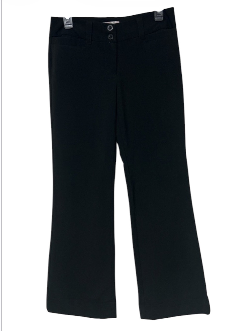 Star Style Y2K Black Flare Trousers Wide Leg Dress Pants | Size 7